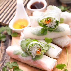 Vegetable spring rolls