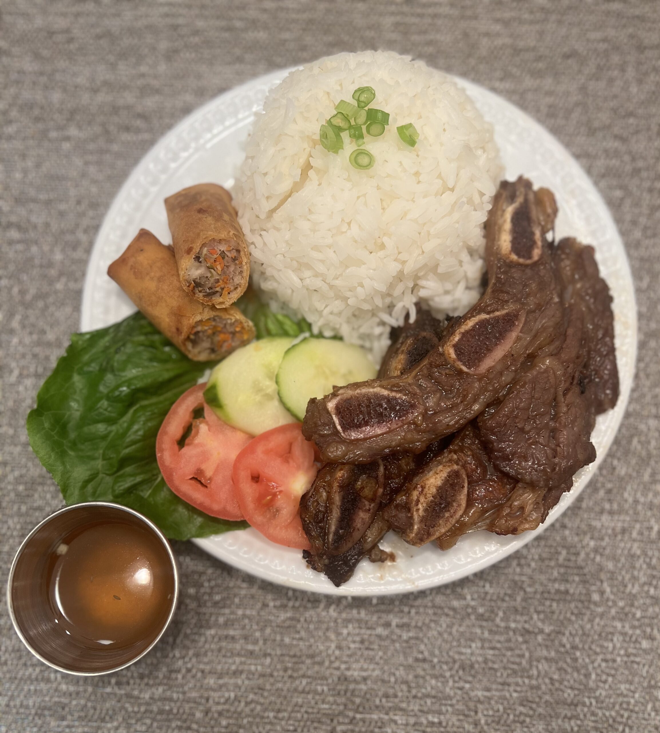 SHORT RIBS RICE PLATE